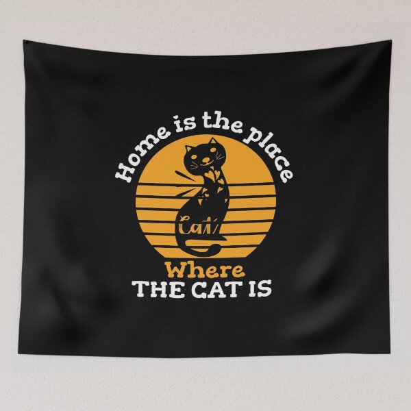 Item preview, Copy of Home Is The Place Where The Cat Is designed and sold by beefrancky.