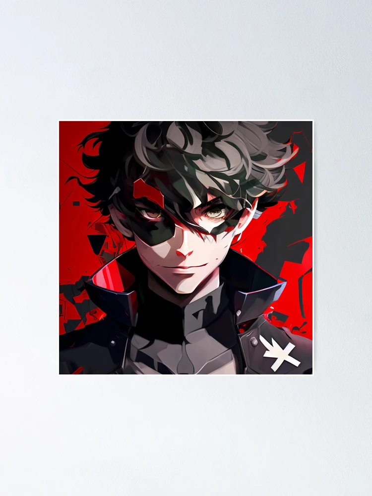 JOKER PERSONA 5' Poster, picture, metal print, paint by black kizz