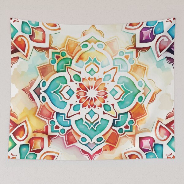 Item preview, A Moroccan Inspired Flower Design - Boho Chic Patterns designed and sold by GVRDesign.