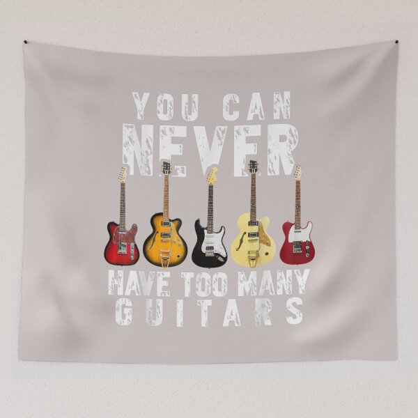 Item preview, you can never have too many guitars music funny gift shirt designed and sold by TimiaHales.