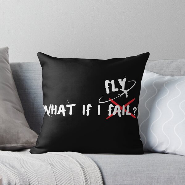 Item preview, What if I fail, what if you fly- Inspirational quotes designed and sold by artfartzzz.