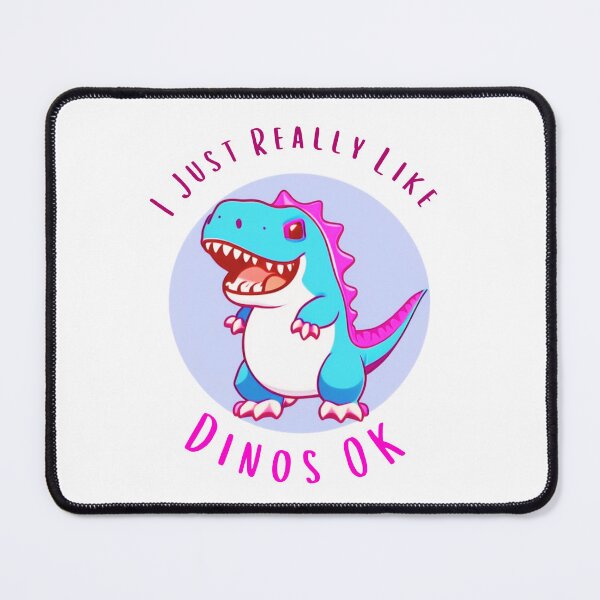 Item preview, I Just Really Like Dinos OK Sticker designed and sold by UnplainShirt.