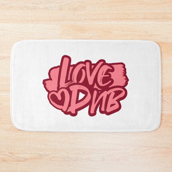 Item preview, DNB - Love Heart (Pink) designed and sold by Discothreadz.