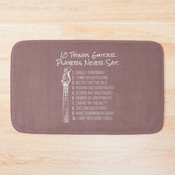 Item preview, 10 things guitar players never say funny electric guitar designed and sold by TimiaHales.
