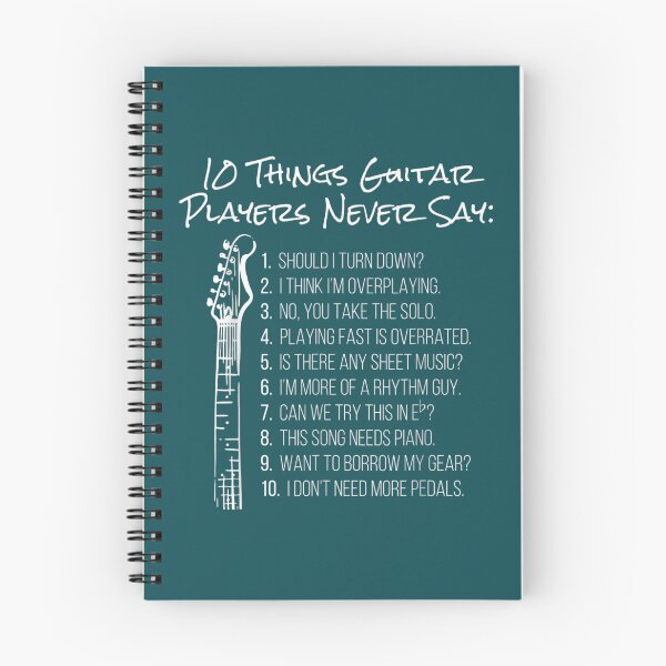 Item preview, 10 things guitar players never say funny electric guitar designed and sold by TimiaHales.
