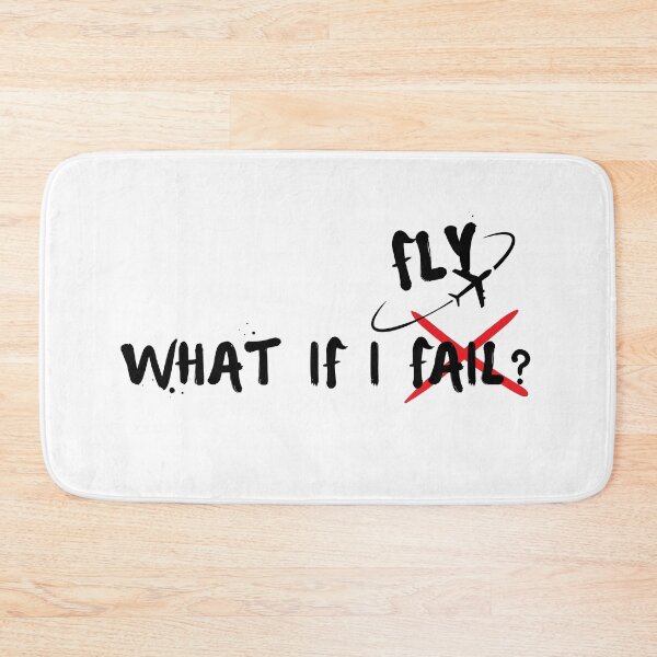 Item preview, What if you fly- Motivational quotes designed and sold by artfartzzz.