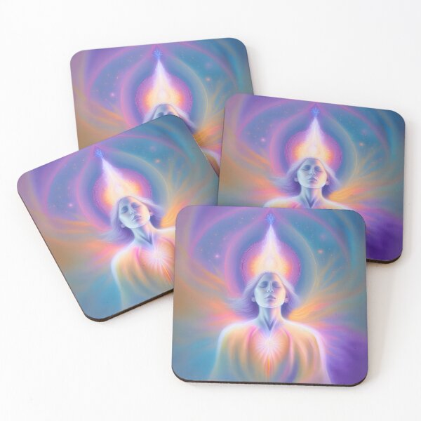 Item preview, Blue Aura Self Awakening  Enlightenment Art -meditation-Spiritual Awakening-Soul awakening, designed and sold by Tamas Das.