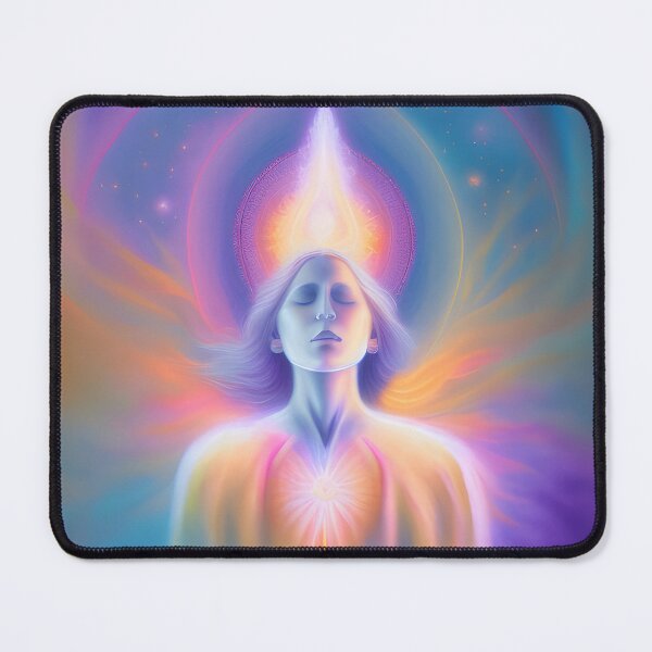 Item preview, Blue Aura Self Awakening  Enlightenment Art -meditation-Spiritual Awakening-Soul awakening, designed and sold by Tamas Das.