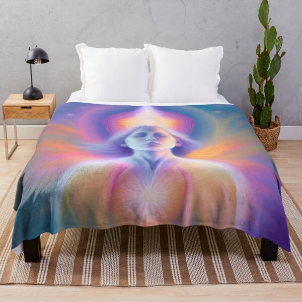 Item preview, Blue Aura Self Awakening  Enlightenment Art -meditation-Spiritual Awakening-Soul awakening, designed and sold by Tamas Das.