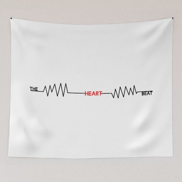 Item preview, vintage heart beat signal design designed and sold by temu.