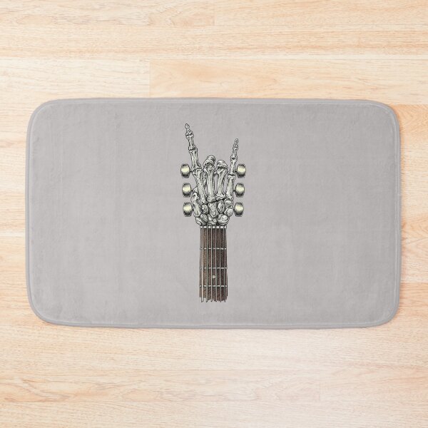 Item preview, rock on guitar neck   with a sweet rock amp roll skeleton hand designed and sold by TimiaHales.