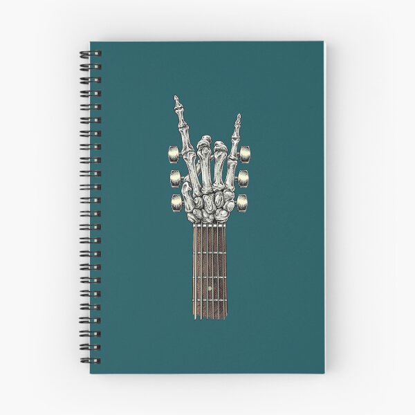 Item preview, rock on guitar neck   with a sweet rock amp roll skeleton hand designed and sold by TimiaHales.
