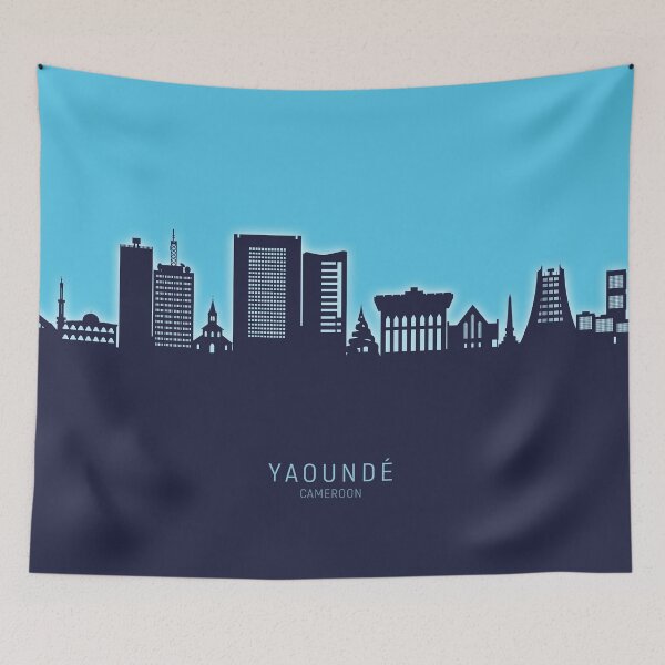 Item preview, Yaoundé Cameroon Skyline designed and sold by ArtPrints.