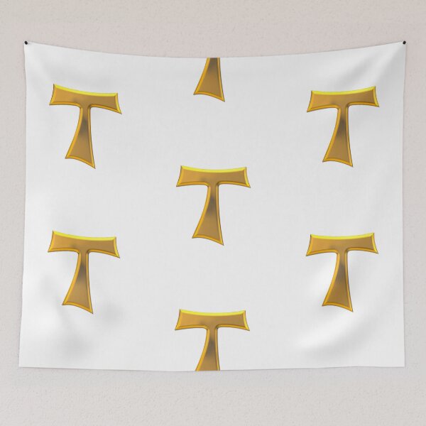 Item preview, Golden 3-D Look Franciscan Tau Cross designed and sold by Artist4God.