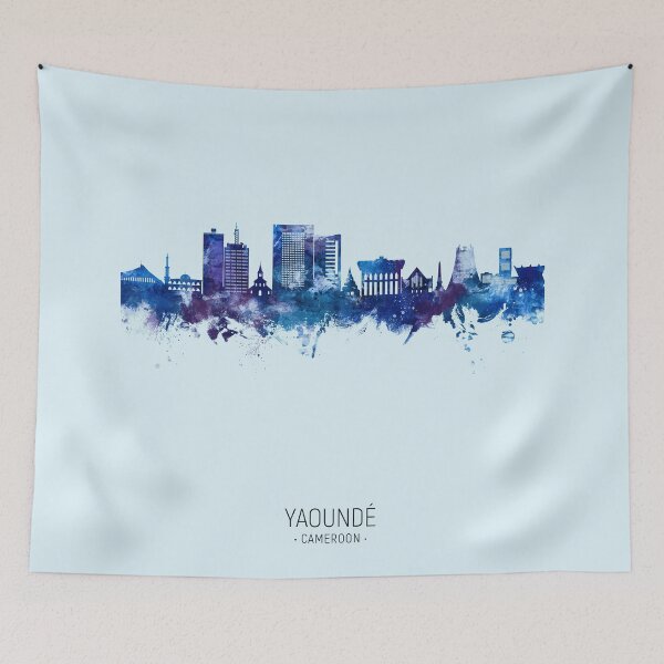 Item preview, Yaoundé Cameroon Skyline designed and sold by ArtPrints.