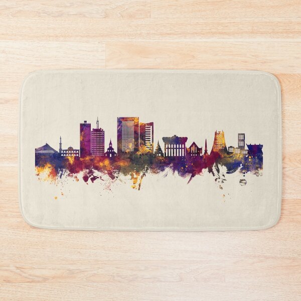 Item preview, Yaoundé Cameroon Skyline designed and sold by ArtPrints.