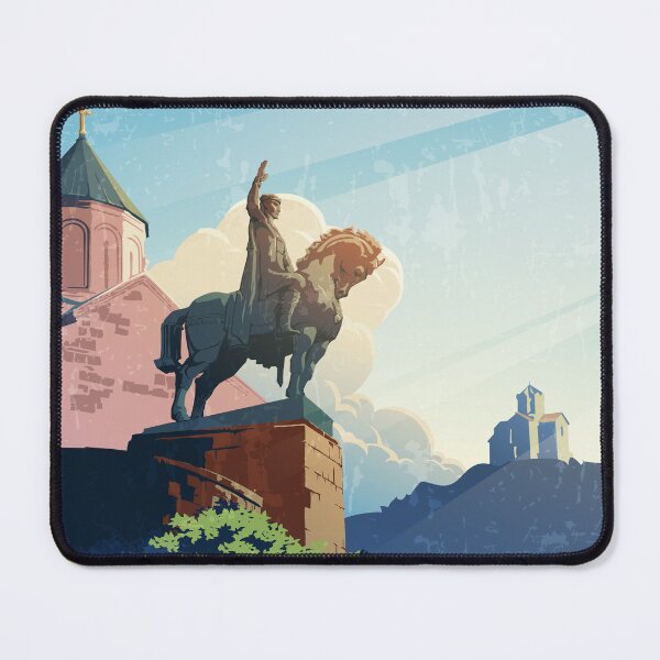 Item preview, Tbilisi, Georgia - Retro travel minimalist poster designed and sold by GreekTavern1979.