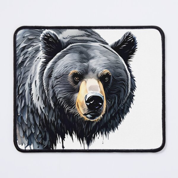 Item preview, Bear Art With Watercolor  designed and sold by ai2art.