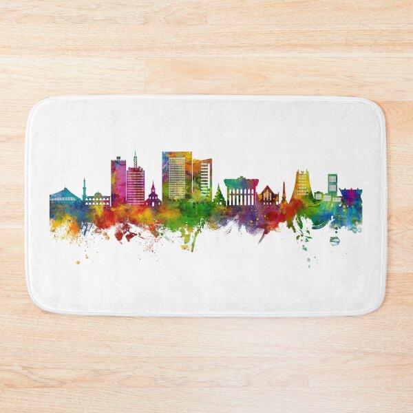 Item preview, Yaoundé Cameroon Skyline designed and sold by ArtPrints.