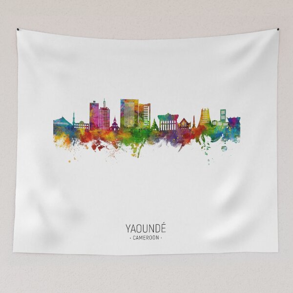 Item preview, Yaoundé Cameroon Skyline designed and sold by ArtPrints.