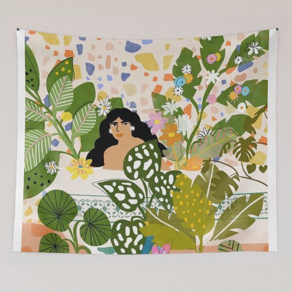 Item preview, Bathing with Plants designed and sold by libesmanhar.