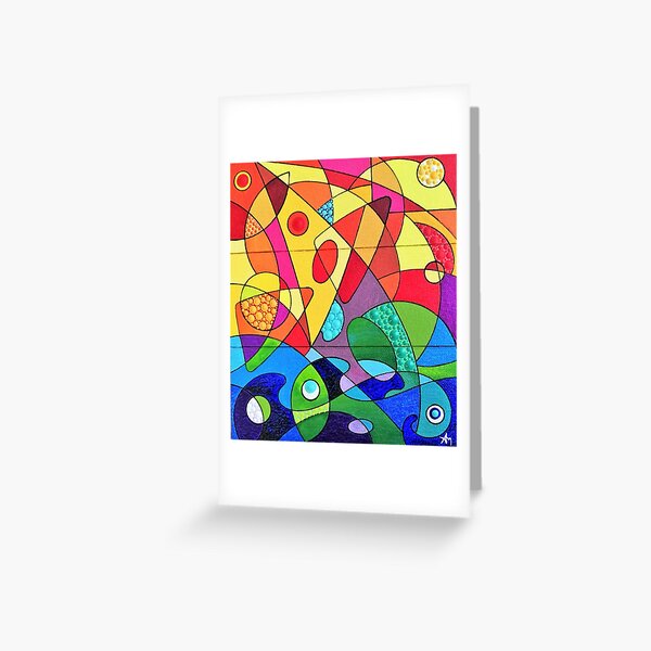 Wind, sails and waves Greeting Card