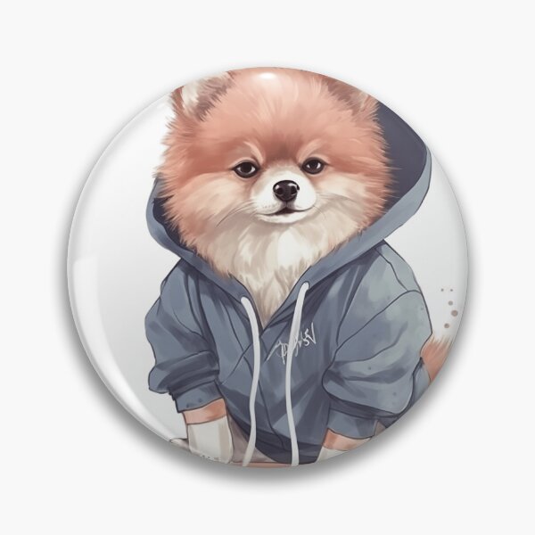 Item preview, Fluffy Dog with Hoodie designed and sold by CiochuPL.