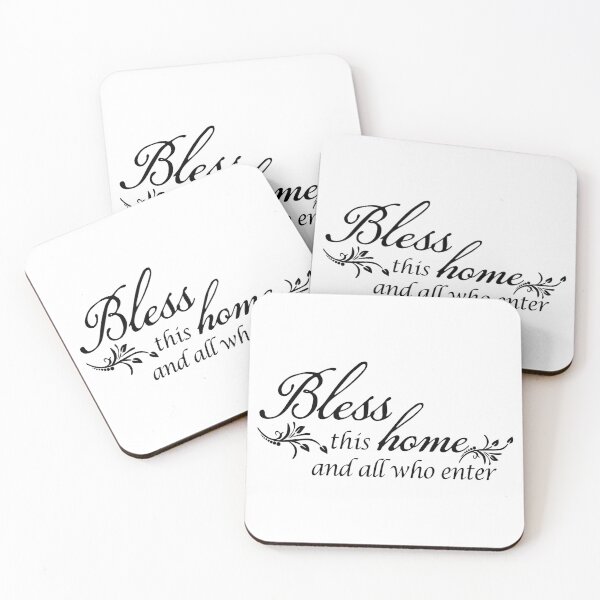 Item preview, Love Family Inspirational Quotes - Bless This Home And All Who Enter designed and sold by YaliliArt.