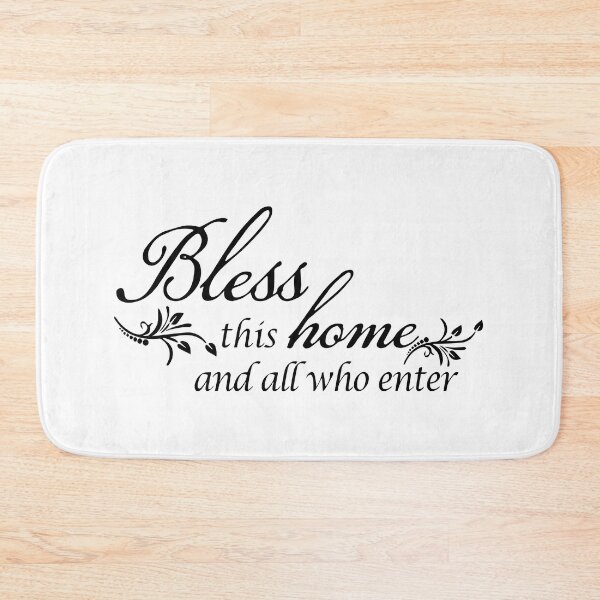 Item preview, Love Family Inspirational Quotes - Bless This Home And All Who Enter designed and sold by YaliliArt.