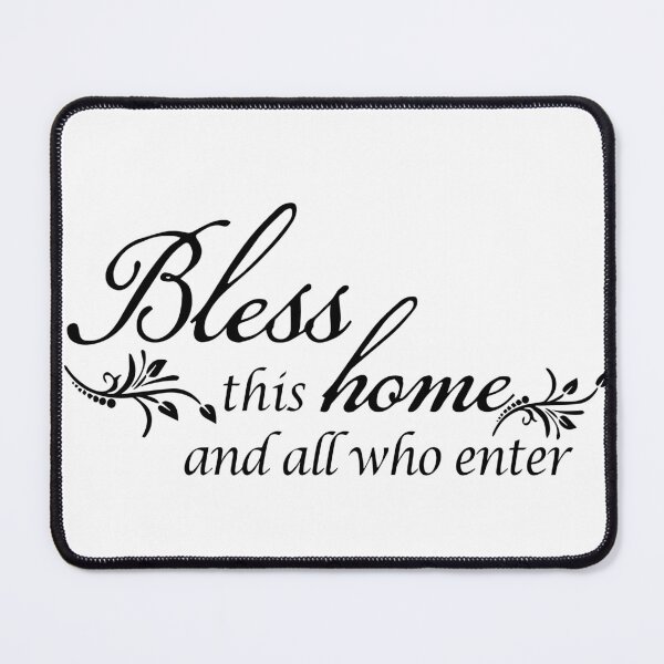 Item preview, Love Family Inspirational Quotes - Bless This Home And All Who Enter designed and sold by YaliliArt.