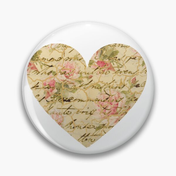 Item preview, Crackle heart vintage sticker designed and sold by Oruel2727.