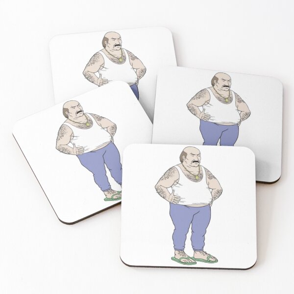 Item preview, Aqua teen hunger force Carl angry wearing sandals    designed and sold by elidonell32.