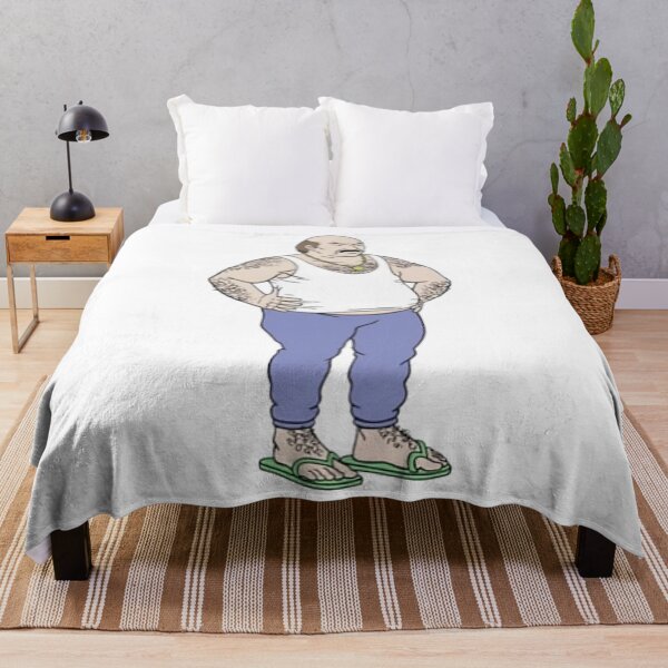 Item preview, Aqua teen hunger force Carl angry wearing sandals    designed and sold by elidonell32.