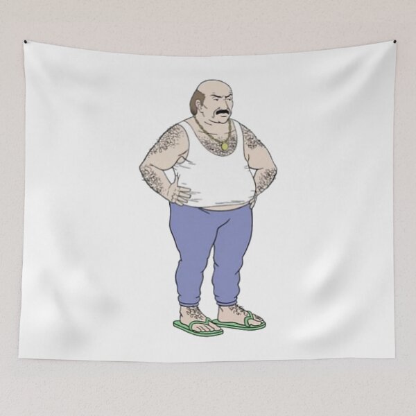 Item preview, Aqua teen hunger force Carl angry wearing sandals    designed and sold by elidonell32.