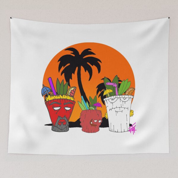 Item preview, Aqua teen hunger force tiki10 designed and sold by elidonell32.