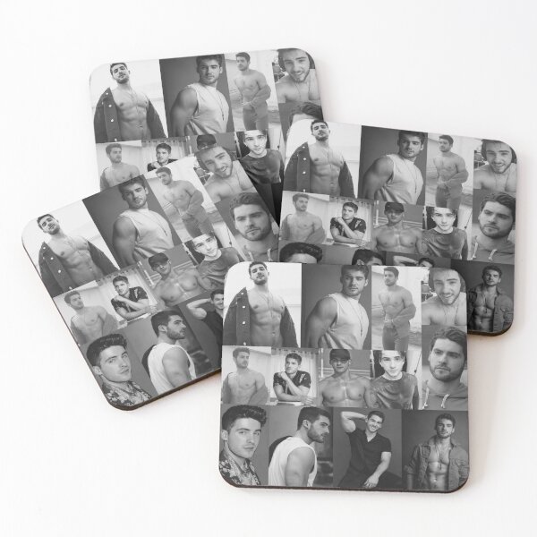 Item preview, Cody Christian Large Tiles Photo Collage - Black and White Version designed and sold by CollageHeaven.