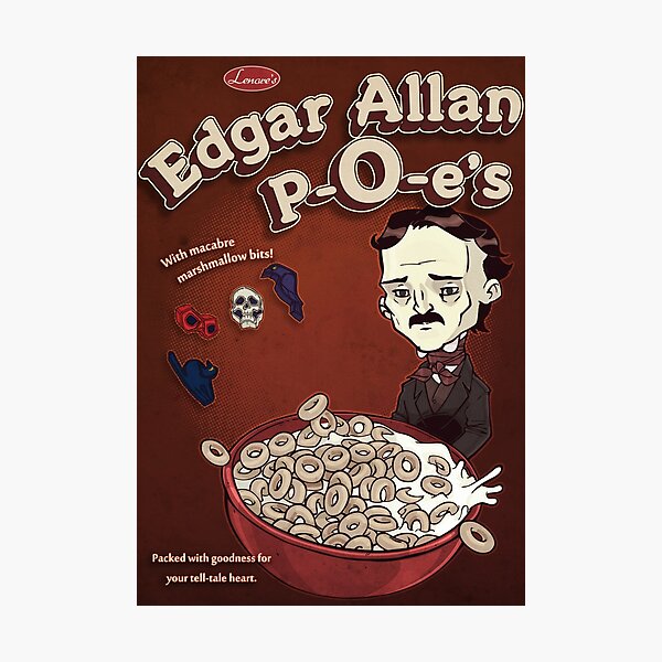 Once Upon a Breakfast Dreary - Edgar Allan P-O-e's Photographic Print