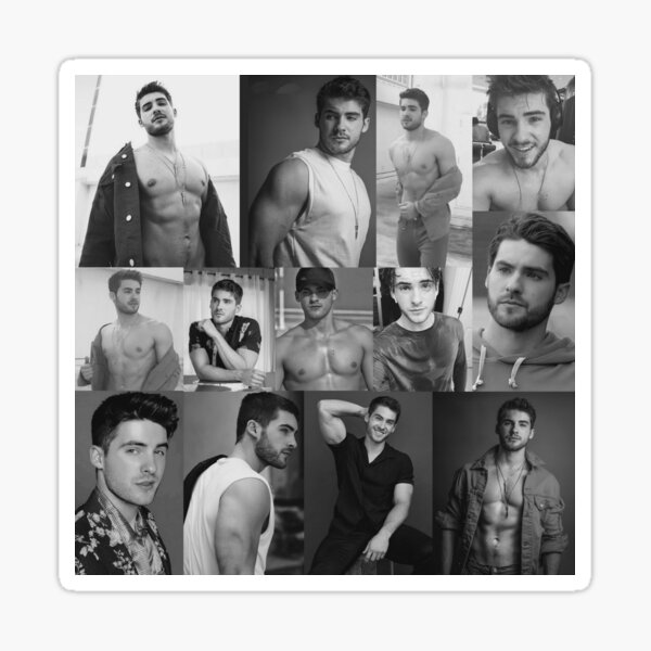 Item preview, Cody Christian Large Tiles Photo Collage - Black and White Version designed and sold by CollageHeaven.