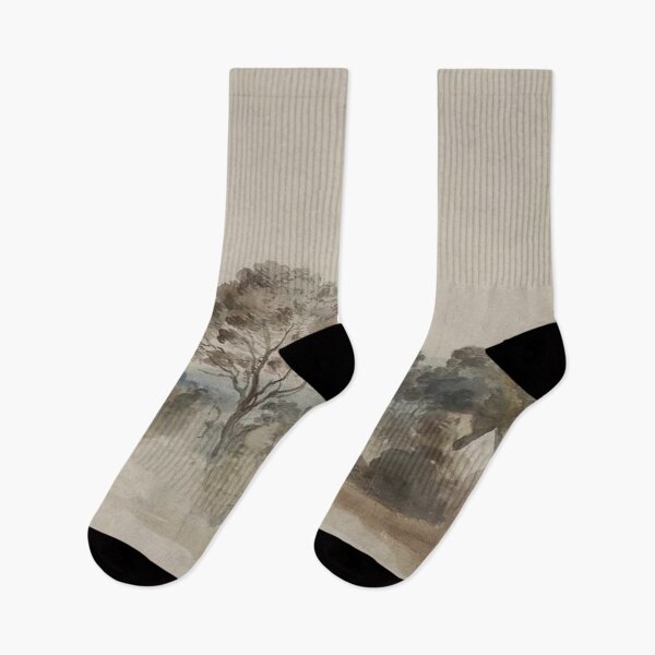 Item preview, Antique Rustic Muted Landscape Print designed and sold by erlyJohary.