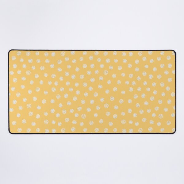 Item preview, Mustard yellow with squiggle dots geometric all over design designed and sold by Lolly's Lane Shoppe.
