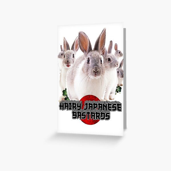 Father Ted - Hairy Japanese Bastards Greeting Card