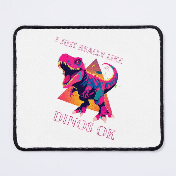 Item preview, I Just Really Like Dinos OK Sticker designed and sold by UnplainShirt.