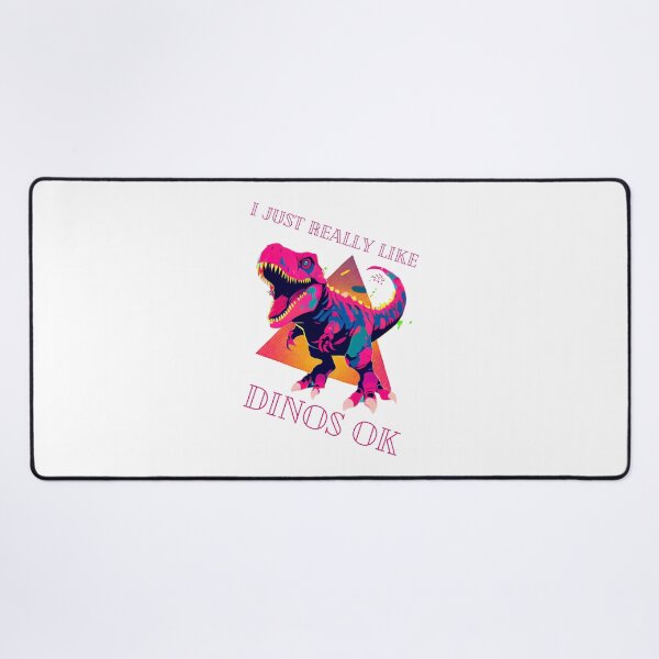 Item preview, I Just Really Like Dinos OK Sticker designed and sold by UnplainShirt.