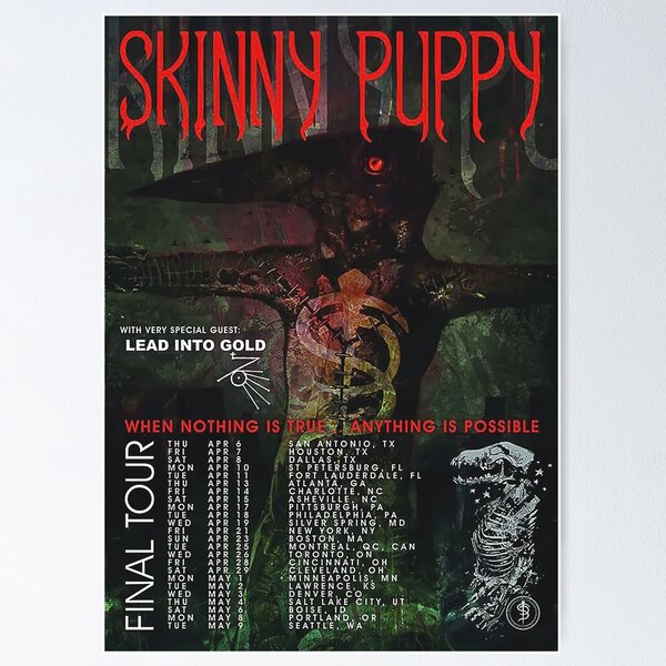 Artikel-Vorschau von Skinny Puppy ABSCHLIESSENDE TOUR Skinny Puppy TOUR, designt und verkauft von IchiVicius.