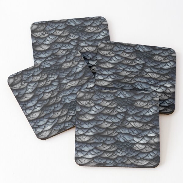 Item preview, Silver Dragon Scale Design designed and sold by AthenaUK.
