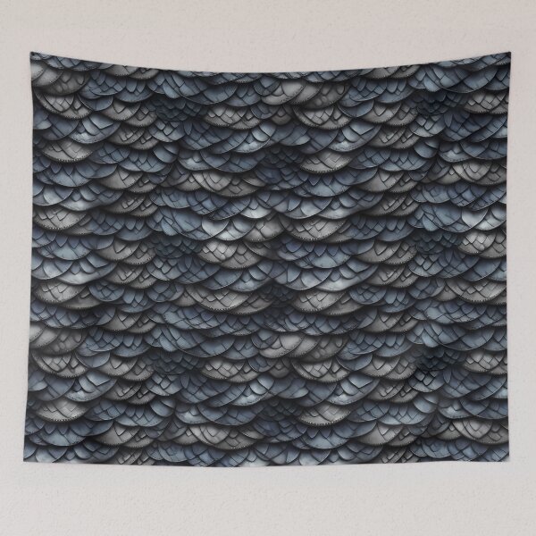 Item preview, Silver Dragon Scale Design designed and sold by AthenaUK.
