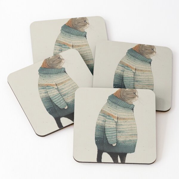 Item preview, Feline Winter Wonderland - Cat Print designed and sold by erlyJohary.