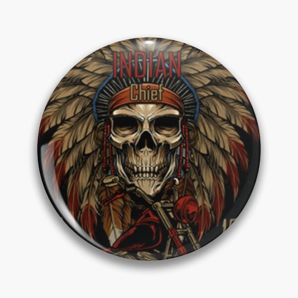 Item preview, Retro Viejo motorista Motocicleta americana Indian Biker designed and sold by MarkhamJudy.