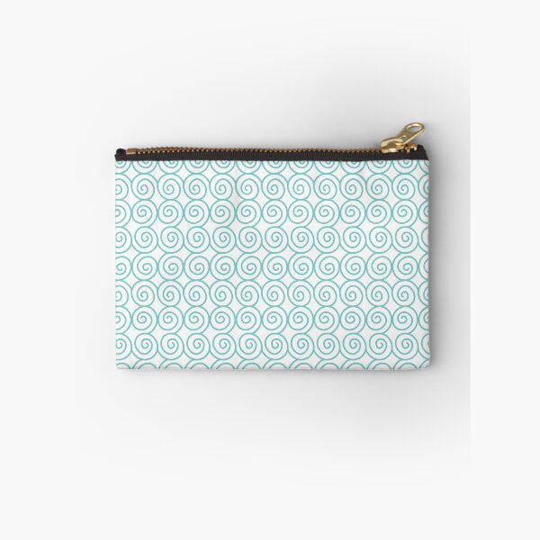 Item preview, Turquoise scrolls geometric all over design designed and sold by Lolly's Lane Shoppe.