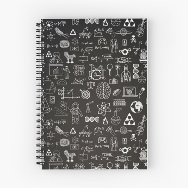 Item preview, Chalkboard Fun Seamless pattern with decorative elements on chalkboard designed and sold by DivineMythos.